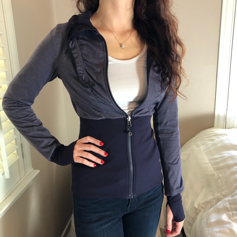 Lululemon Reversible Blue Purple Fall Jacket Coat - Picture 3 of 5